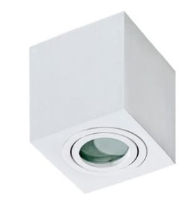 Lampa sufitowa spot BRANT SQUARE WHITE IP44 AZ2822 Azzardo