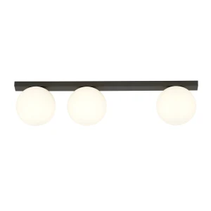 Lampa sufitowa FIT 3 BLACK/OPAL 1124/3 EMIBIG