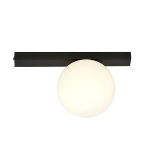 Lampa sufitowa FIT 1 BLACK/OPAL 1124/1 EMIBIG
