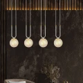 Lampa wisząca GLAM 4 WHITE/MIODOWY 1117/4 EMIBIG