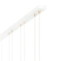 Lampa wisząca GLAM 3 WHITE/MIODOWY 1117/3 EMIBIG
