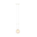 Lampa wisząca GLAM 1 WHITE/MIODOWY 1117/1 EMIBIG