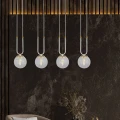 Lampa wisząca GLAM 4 WHITE/TRANSPARENT 1116/4 EMIBIG