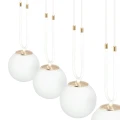 Lampa wisząca GLAM 4 WHITE/OPAL 1115/4 EMIBIG