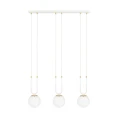 Lampa wisząca GLAM 3 WHITE/OPAL 1115/3 EMIBIG