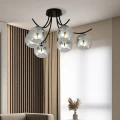 Lampa sufitowa BOSTON 6 BLACK/GRAFIT 1110/6 EMIBIG