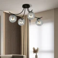 Lampa sufitowa BOSTON 4 BLACK/GRAFIT 1110/4 EMIBIG