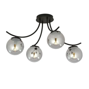 Lampa sufitowa BOSTON 4 BLACK/GRAFIT 1110/4 EMIBIG