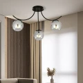 Lampa sufitowa BOSTON 3 BLACK/GRAFIT 1110/3 EMIBIG