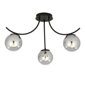 Lampa sufitowa BOSTON 3 BLACK/GRAFIT 1110/3 EMIBIG