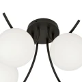 Lampa sufitowa BOSTON 6 BLACK/OPAL 1109/6 EMIBIG