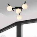 Lampa sufitowa SMART 4 BLACK/OPAL 1103/4 EMIBIG