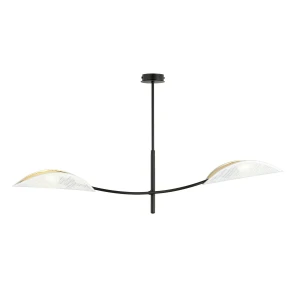 Lampa sufitowa LOTUS 2 WHITE/GOLD 1107/2 EMIBIG