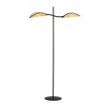 Lampa stojąca LOTUS LP2 BLACK/RATTAN 1108/LP2 EMIBIG