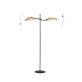 Lampa stojąca LOTUS LP2 BLACK/RATTAN 1108/LP2 EMIBIG
