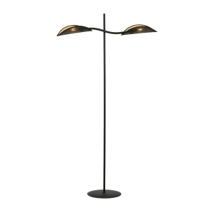 Lampa stojąca LOTUS LP2 BLACK/GOLD 1106/LP2 EMIBIG