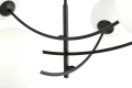 Lampa sufitowa HUNTER 6 BLACK/OPAL 1102/6 EMIBIG