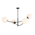 Lampa sufitowa HUNTER 4 BLACK/OPAL 1102/4 EMIBIG