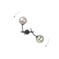 Kinkiet HUNTER K2 BLACK/GRAFIT 1100/K2 EMIBIG