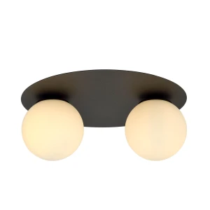 Lampa sufitowa SOLAR 2 BLACK/OPAL 1127/2 EMIBIG