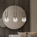 Lampa wisząca GLAM 3 BLACK/TRANSPARENT 1114/3 EMIBIG