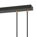 Lampa wisząca GLAM 3 BLACK/TRANSPARENT 1114/3 EMIBIG