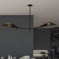 Lampa sufitowa LOTUS 2 BLACK/GOLD 1106/2 EMIBIG