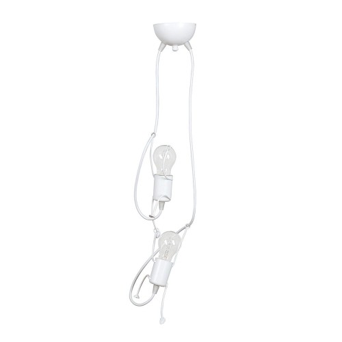 Lampa wisząca BOBI 2 WHITE 538/2 EMIBIG