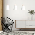Lampa wisząca BOLERO 3 WHITE 443/3 EMIBIG