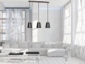 Lampa wisząca BOLERO 3 BLACK 442/3 EMIBIG