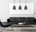 Lampa wisząca BOLERO 3 BLACK 442/3 EMIBIG