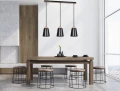 Lampa wisząca BOLERO 3 BLACK 442/3 EMIBIG