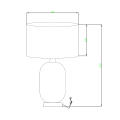 Lampa biurkowa duża TAMIZA LP-1515/1T big Light Prestige