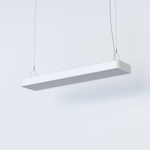 Lampa wisząca SOFT na 2 świetlówki LED biała 90 x 20cm podłużna Nowodvorski