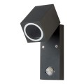Lampa ogrodowa z czujnikiem ruchu czarna QUAZAR 15 LX Kobi