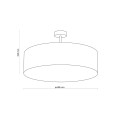Lampa sufitowa RONDO LINEN 4 PŁ 6248 TK Lighting