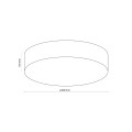 Lampa sufitowa RONDO LINEN 4 PŁ 5637 TK Lighting