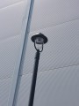 Lampa parkowa ogrodowa hermetyczna czarna 11W słup oświetleniowy 3m