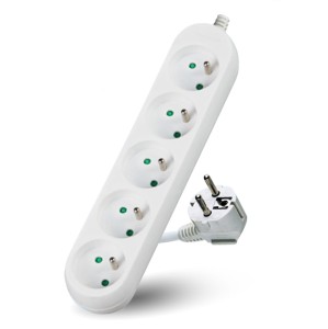 Przedłużacz LINEA 5-gniazd 3m z uziemieniem KGLAZ5G3M Kobi