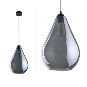 Szklana lampa wisząca FUENTE z kloszem w kształcie kropli TK Lighting