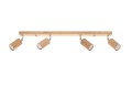 Lampa sufitowa BERG 4 naturalne drewno GU10 4x40W IP20 SL.1042 SOLLUX