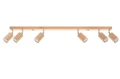 Lampa sufitowa BERG 6 naturalne drewno GU10 6x40W IP20 SL.1043 SOLLUX