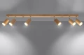 Lampa sufitowa BERG 6 naturalne drewno GU10 6x40W IP20 SL.1043 SOLLUX