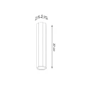 Spot ZEKE 30 dąb GU10 1x40W IP20 SL.1034 SOLLUX