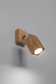 Kinkiet KEKE dąb GU10 1x40W IP20 SL.1035 SOLLUX
