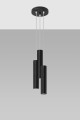 Lampa wisząca LAGOS 3P czarny GU10 3x40W IP20 SL.1079 SOLLUX