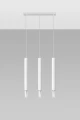Lampa wisząca WEZYR 3 biała G9 3x40W IP20 SL.0959 SOLLUX