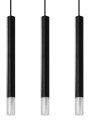 Lampa wisząca WEZYR 3 czarna G9 3x40W IP20 SL.0962 SOLLUX