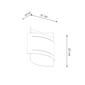 Kinkiet HESTIA czarny G9 1x40W IP20 SL.0981 SOLLUX
