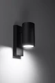 Kinkiet UTTI czarny GU10 1x40W IP20 SL.1077 SOLLUX